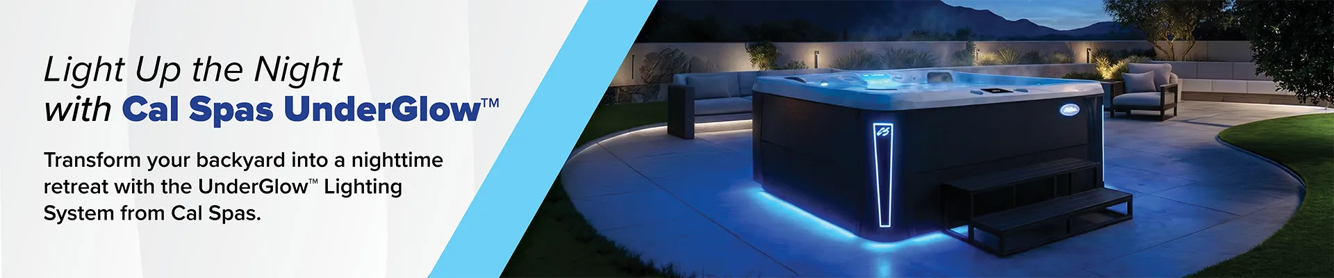 Calspas hot tub being used in a family setting - Manassas